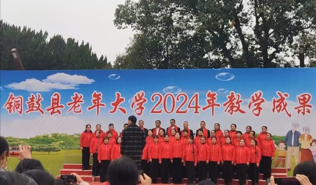 老年大学教学成果展演后诗一首